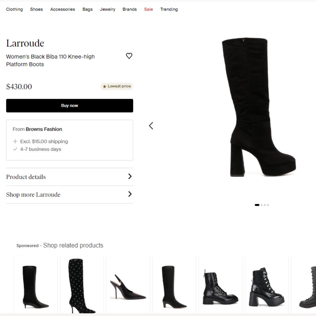 Larroud Knee-High Platform Boots
